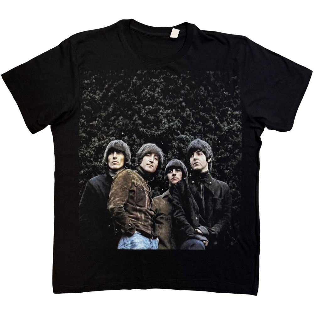The Beatles - Rubber Soul Photo Mens Tshirt - Black